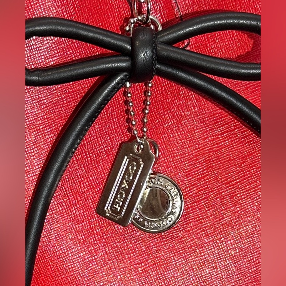 Coach silver and leather Charm Bundle